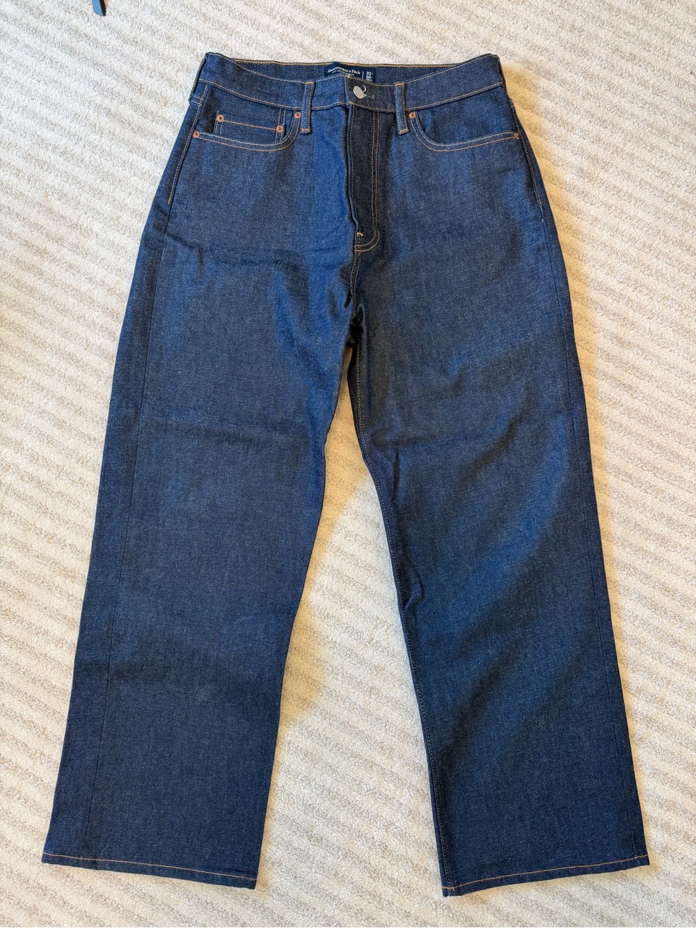 Abercrombie Baggy Jeans Dark Rinse 32x30
